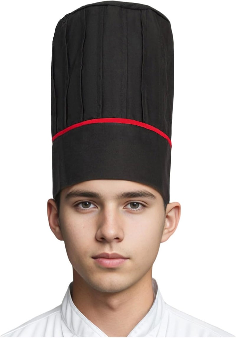 Hyzrz Tall Chef Hat Adult Adjustable Elastic Baker BBQ Grill Kitchen Cooking Chef Cap for Mother Father Day Birthday Gift - Image 1